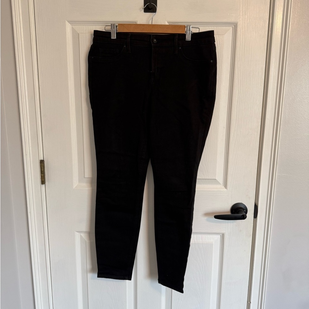 Women's Jessica Simpson Kiss Me Skinny Black Skinny Jeans Size 12 EUC